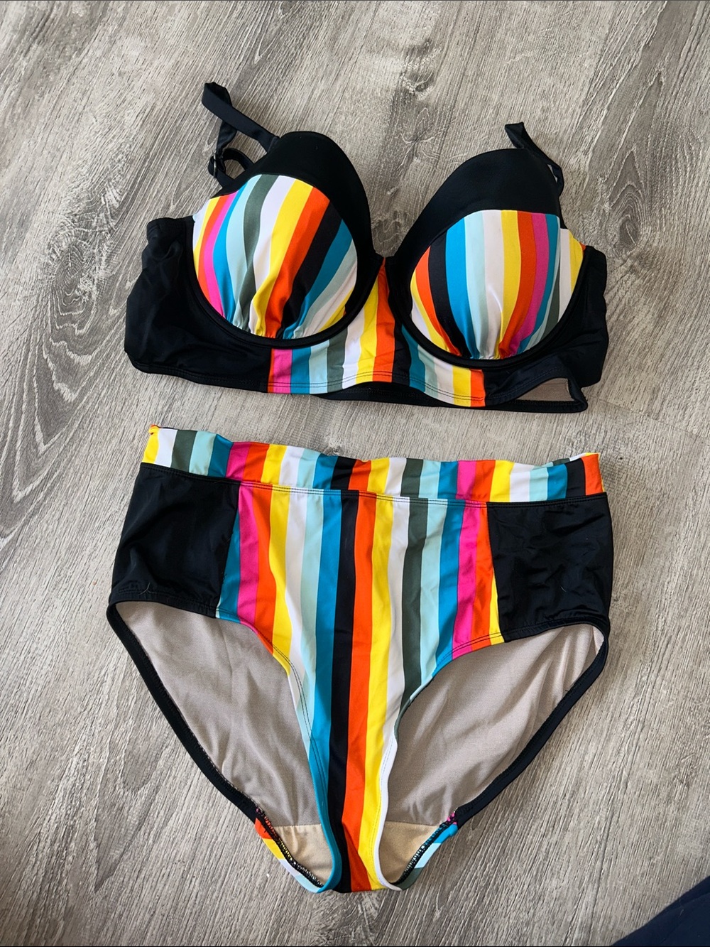 Size 16 / 40DDD Cacique swim bikini set